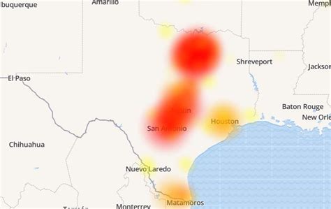 Spectrum austin outage map - Nov 10, 2022 · A Spectrum Outage occurs when the company's services, such as cable TV, internet, or phone service, are disrupted, rendering them unusable. This means that customers may be unable to watch TV, browse the internet, or make phone calls. Outages can occur in small geographic areas, such as a few neighborhoods, or across entire regions. 